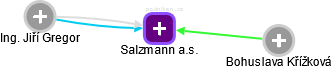 Salzmann a.s. - obrázek vizuálního zobrazení vztahů obchodního rejstříku