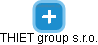 THIET group s.r.o. - obrázek vizuálního zobrazení vztahů obchodního rejstříku