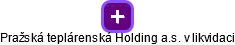 Pražská teplárenská Holding a.s. v likvidaci - obrázek vizuálního zobrazení vztahů obchodního rejstříku
