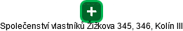 Společenství vlastníků Žižkova 345, 346, Kolín lll - obrázek vizuálního zobrazení vztahů obchodního rejstříku