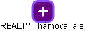 REALTY Thámova, a.s. - obrázek vizuálního zobrazení vztahů obchodního rejstříku