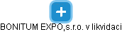 BONITUM EXPO,s.r.o. v likvidaci - obrázek vizuálního zobrazení vztahů obchodního rejstříku