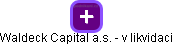 Waldeck Capital a.s. - v likvidaci - obrázek vizuálního zobrazení vztahů obchodního rejstříku