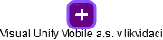 Visual Unity Mobile a.s. v likvidaci - obrázek vizuálního zobrazení vztahů obchodního rejstříku