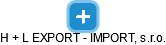 H + L EXPORT - IMPORT, s.r.o. - obrázek vizuálního zobrazení vztahů obchodního rejstříku