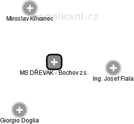 MS DŘEVÁK - Bochov z.s. - obrázek vizuálního zobrazení vztahů obchodního rejstříku