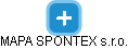 MAPA SPONTEX s.r.o. - obrázek vizuálního zobrazení vztahů obchodního rejstříku