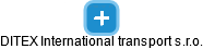 DITEX International transport s.r.o. - obrázek vizuálního zobrazení vztahů obchodního rejstříku