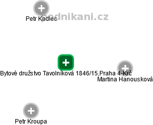 Bytové družstvo Tavolníková 1846/15,Praha 4-Krč - obrázek vizuálního zobrazení vztahů obchodního rejstříku