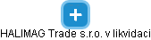 HALIMAG Trade s.r.o.  v likvidaci  - obrázek vizuálního zobrazení vztahů obchodního rejstříku