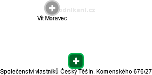Společenství vlastníků Český Těšín, Komenského 676/27 - obrázek vizuálního zobrazení vztahů obchodního rejstříku