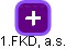 1.FKD, a.s. - obrázek vizuálního zobrazení vztahů obchodního rejstříku
