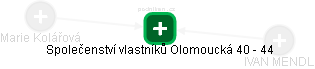 Společenství vlastníků Olomoucká 40 - 44 - obrázek vizuálního zobrazení vztahů obchodního rejstříku