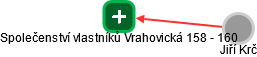 Společenství vlastníků Vrahovická 158 - 160 - obrázek vizuálního zobrazení vztahů obchodního rejstříku