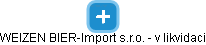 WEIZEN BIER-Import s.r.o. - v likvidaci - obrázek vizuálního zobrazení vztahů obchodního rejstříku