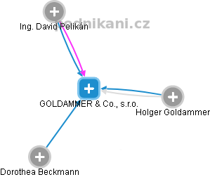 GOLDAMMER & Co., s.r.o. - obrázek vizuálního zobrazení vztahů obchodního rejstříku