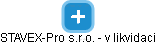 STAVEX-Pro s.r.o. - v likvidaci - obrázek vizuálního zobrazení vztahů obchodního rejstříku