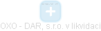 OXO - DAR, s.r.o. v likvidaci - obrázek vizuálního zobrazení vztahů obchodního rejstříku