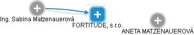 FORTITUDE, s.r.o. - obrázek vizuálního zobrazení vztahů obchodního rejstříku