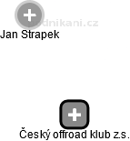Český offroad klub z.s. - obrázek vizuálního zobrazení vztahů obchodního rejstříku