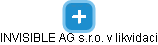 INVISIBLE AG s.r.o. v likvidaci - obrázek vizuálního zobrazení vztahů obchodního rejstříku