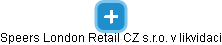 Speers London Retail CZ s.r.o. v likvidaci - obrázek vizuálního zobrazení vztahů obchodního rejstříku