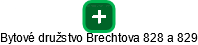 Bytové družstvo Brechtova 828 a 829 - obrázek vizuálního zobrazení vztahů obchodního rejstříku