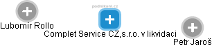 Complet Service CZ,s.r.o. v likvidaci - obrázek vizuálního zobrazení vztahů obchodního rejstříku