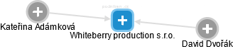 Whiteberry production s.r.o. - obrázek vizuálního zobrazení vztahů obchodního rejstříku