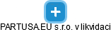 PARTUSA.EU s.r.o. v likvidaci - obrázek vizuálního zobrazení vztahů obchodního rejstříku