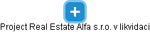 Project Real Estate Alfa s.r.o. v likvidaci - obrázek vizuálního zobrazení vztahů obchodního rejstříku