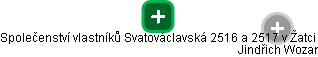 Společenství vlastníků Svatováclavská 2516 a 2517 v Žatci - obrázek vizuálního zobrazení vztahů obchodního rejstříku