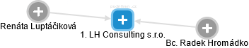 1. LH Consulting s.r.o. - obrázek vizuálního zobrazení vztahů obchodního rejstříku