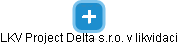 LKV Project Delta s.r.o. v likvidaci - obrázek vizuálního zobrazení vztahů obchodního rejstříku