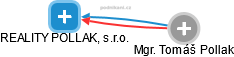 REALITY POLLAK, s.r.o. - obrázek vizuálního zobrazení vztahů obchodního rejstříku