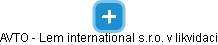 AVTO - Lem international s.r.o. v likvidaci - obrázek vizuálního zobrazení vztahů obchodního rejstříku