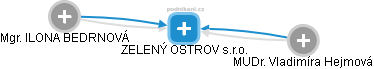 ZELENÝ OSTROV s.r.o. - obrázek vizuálního zobrazení vztahů obchodního rejstříku