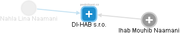 DI-HAB s.r.o. - obrázek vizuálního zobrazení vztahů obchodního rejstříku