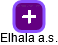Elhala a.s. - obrázek vizuálního zobrazení vztahů obchodního rejstříku