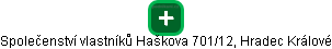 Společenství vlastníků Haškova 701/12, Hradec Králové - obrázek vizuálního zobrazení vztahů obchodního rejstříku