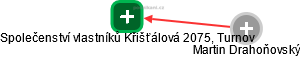 Společenství vlastníků Křišťálová 2075, Turnov - obrázek vizuálního zobrazení vztahů obchodního rejstříku