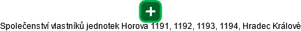 Společenství vlastníků jednotek Horova 1191, 1192, 1193, 1194, Hradec Králové - obrázek vizuálního zobrazení vztahů obchodního rejstříku