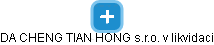 DA CHENG TIAN HONG s.r.o. v likvidaci - obrázek vizuálního zobrazení vztahů obchodního rejstříku