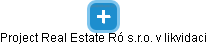 Project Real Estate Ró s.r.o. v likvidaci - obrázek vizuálního zobrazení vztahů obchodního rejstříku
