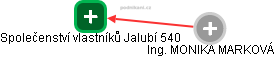 Společenství vlastníků Jalubí 540 - obrázek vizuálního zobrazení vztahů obchodního rejstříku