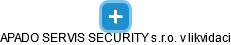 APADO SERVIS SECURITY s.r.o. v likvidaci - obrázek vizuálního zobrazení vztahů obchodního rejstříku