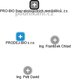 PRODEJ-BIO s.r.o. - obrázek vizuálního zobrazení vztahů obchodního rejstříku