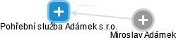 Pohřební služba Adámek s.r.o. - obrázek vizuálního zobrazení vztahů obchodního rejstříku