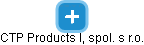 CTP Products I, spol. s r.o. - obrázek vizuálního zobrazení vztahů obchodního rejstříku