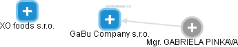 GaBu Company s.r.o. - obrázek vizuálního zobrazení vztahů obchodního rejstříku